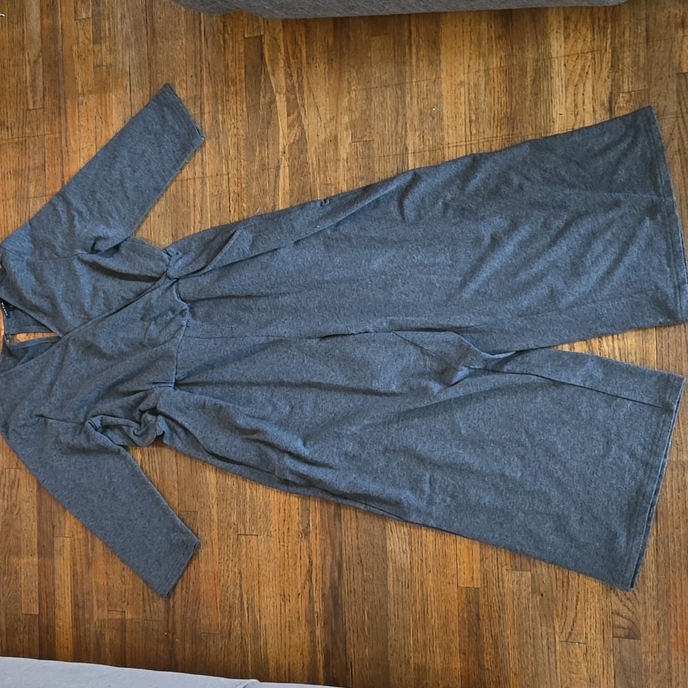 Torrid Gray Stretch Jumpsuit - Size 0
